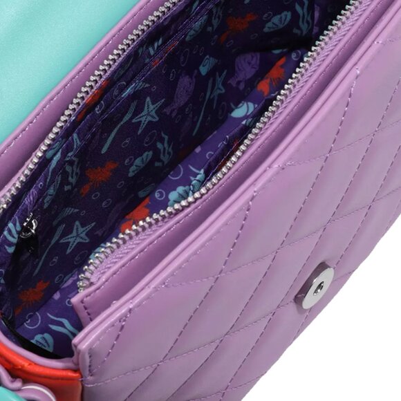 Loungefly Disney The Little Mermaid Ariel Color Block Handbag main image 5